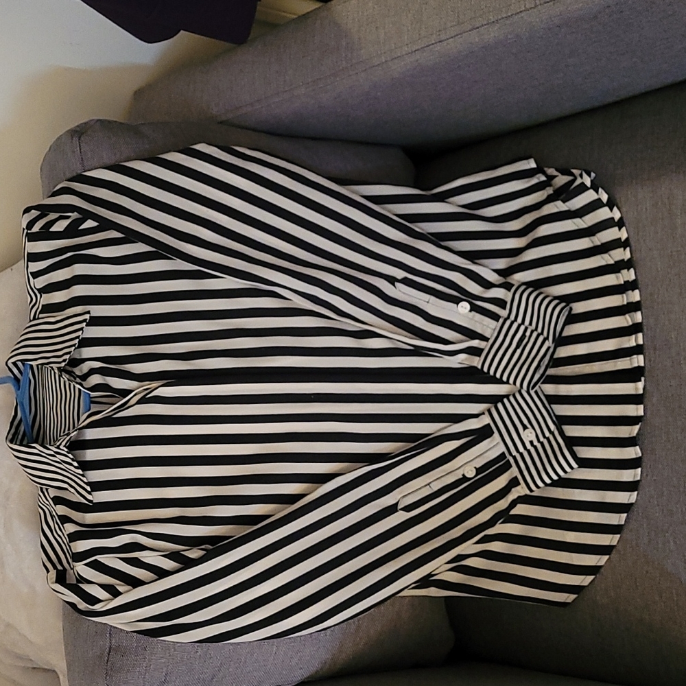 Apt. 9  X Small Black & White Blouse